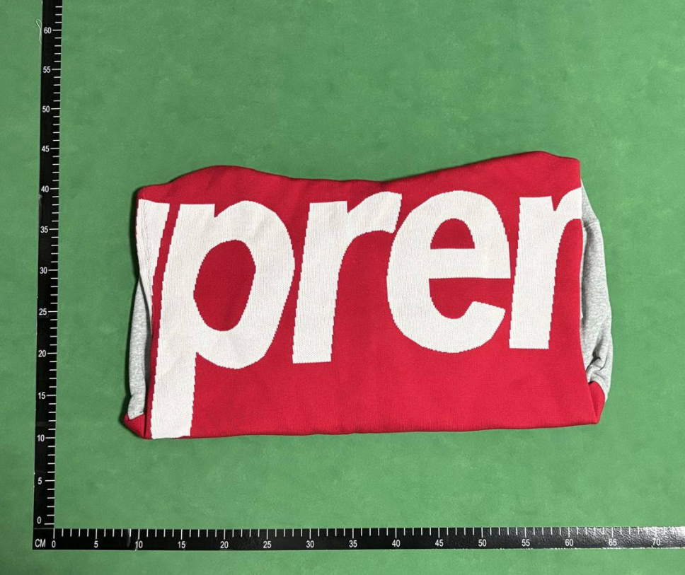 Supreme FW23 BIG LOGO JACQUARD HOODIE -6